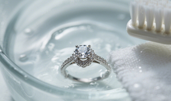 How to clean diamond jewelry