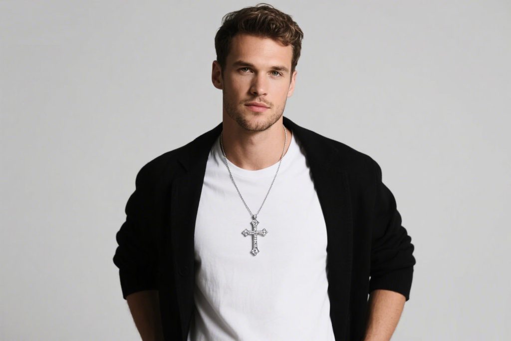 diamond necklace styles for men